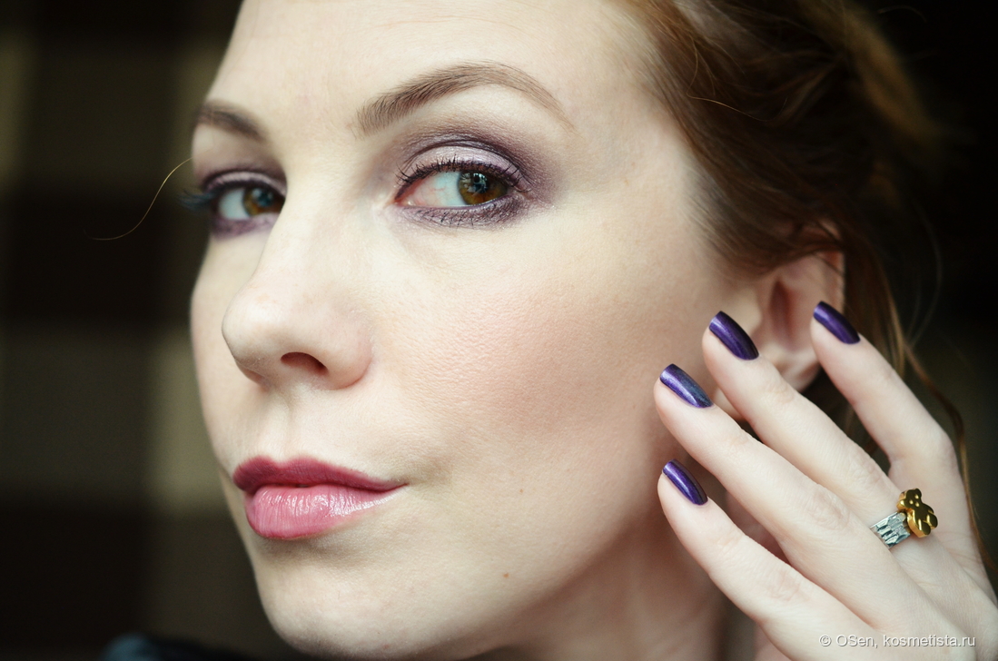Сочетание фиолетового цвета в макияже