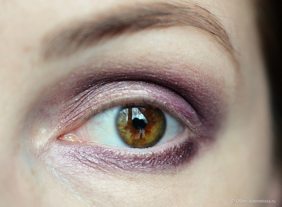 Сочетание фиолетового цвета в макияже
