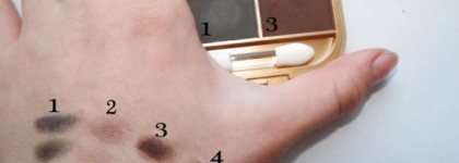 Тени malva cosmetics 06 colour palette 4 shades Delicate