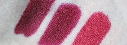 Mac Matte Lipstick, оттенки La Vie En Rouge, D for Danger, Diva