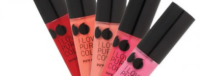 Мое открытие года: The Face Shop Lovely ME:EX Pure My Lips 01 Pure Red, 03 Juicy Peach