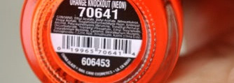 Wow-Эффект с China Glaze Orange Knockout (neon)