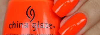 Wow-Эффект с China Glaze Orange Knockout (neon)