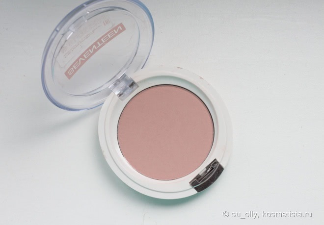 Нежнейшие матовые румяна от Seventeen в оттенке Natural Rose