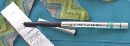 Бирюза этого лета: Dior Diorshow Liner Waterproof #348 Aqua Green, Водостойкий карандаш для контура глаз