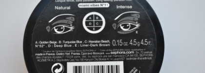 Палетка теней для летнего макияжа - Sephora   Palette 4 ombres et liner "Miami Vibes 11"