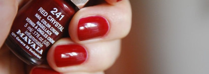 Подписано кровью, вернее, лаком Mavala Nail Color Cream 241 Red Crystal