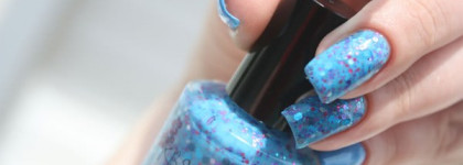 Gosh 605 Blue Balloon и Kbshimmer Watercolor