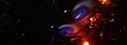 Три лака из коллекции El Corazon Fireworks: Fw-06 Million dollars baby, Fw-05 Magic fairy dust, Fw-08 Aurora Borealis