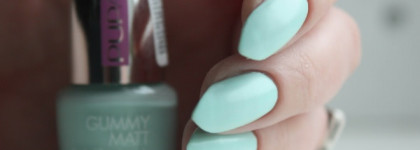 Pupa gummy mat Special Effect Nail Polish 003 Gummy Aqua Green