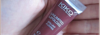 Вишня на губах с Kiko unlimited lipgloss 20