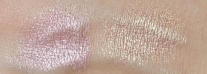 Рассыпчатые минеральные тени Bellapierre Bubble Gum (Sp091) и Wow! (Sp045)