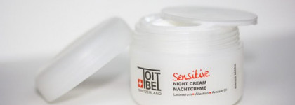 Два средства от ToitBel из серии для чувствительной кожи - ToitBel Sensitive Cleansing Milk и ToitBel Sensitive Nigh Cream