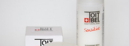 Два средства от ToitBel из серии для чувствительной кожи - ToitBel Sensitive Cleansing Milk и ToitBel Sensitive Nigh Cream