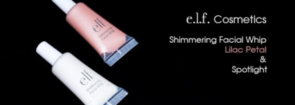 E.l.f. Cosmetics Shimmering Facial Whip Lilac Petal и Spotlight - два хороших очень бюджетных хайлайтера