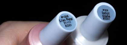 E.l.f. Cosmetics Shimmering Facial Whip Lilac Petal и Spotlight - два хороших очень бюджетных хайлайтера