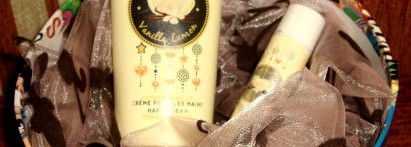 Yves Rocher Hand Cream Vanilla Lemon and Nourishing lip balm Vanilla Lemon