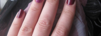 Проба кисти. Двойной маникюр с лаками Golden Rose Rich Color № 14 и № 28