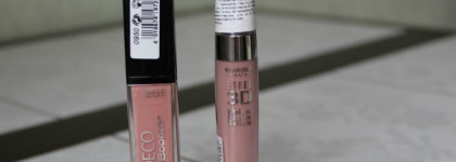 Мой любимый Artdeco Hydra lip Booster  в оттенке 28 и не любимый Bourjois effect 3D balm action moisture 8hrs  в оттенке 33