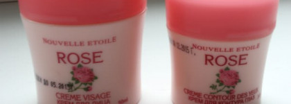 Два крема от российской марки "Новая заря" Крем для лица с розой  nouvelle etoile rose creme visage и крем для контура глаз с ароматом розы nouvelle etoile rose creme contour des yeux
