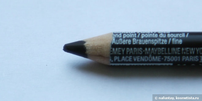 Красивые бровки с карандашом для бровей Master Shape от Maybelline New York в оттенке Deep Brown