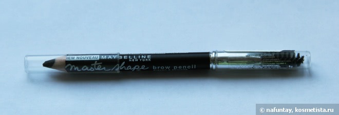 Красивые бровки с карандашом для бровей Master Shape от Maybelline New York в оттенке Deep Brown