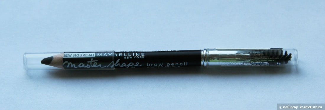 Красивые бровки с карандашом для бровей Master Shape от Maybelline New York в оттенке Deep Brown