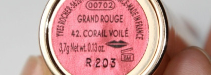 Моя красивая Губная Помада Grand Rouge от Yves Rocher  в оттенке  42 Coral Voile