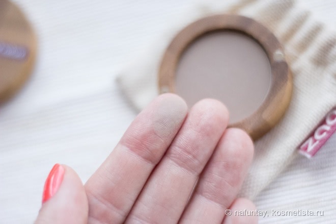 Классные Тени для бровей в 206 оттенке (бежевый) от ZAO Organic Make-up