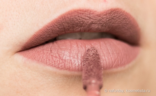 Жидкая матовая помада Velvetmatte Liquid Lipstick бренда LA Splash в оттенке Tiramisu