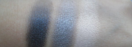 Цветы под снегом. Shiseido Luminizing Satin Eye Color Trio GY901 "Snow shadow" и VI308 "Bouquet"