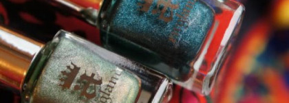 Лаки A-England в оттенках Dragon  и Saint George