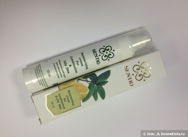 Две стороны одного Sentio. Увлажняющий крем для смешанной и жирной кожи Sentio Moisturizing Cream for Combination & Oily Skin