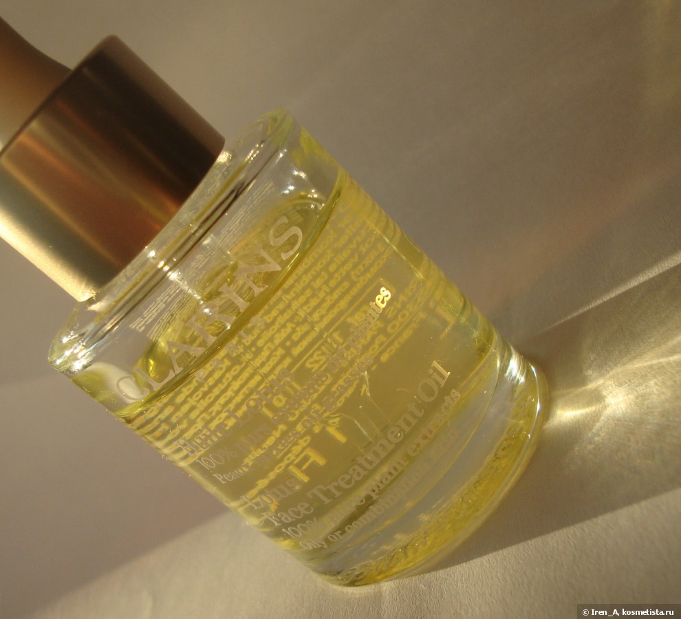 Clarins lotus face treatment oil косметическое масло для жирной кожи лица thumbnail