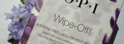 Отпускной ремувер для снятия лака - OPI Acetone-free Lacquer Remover Wipes