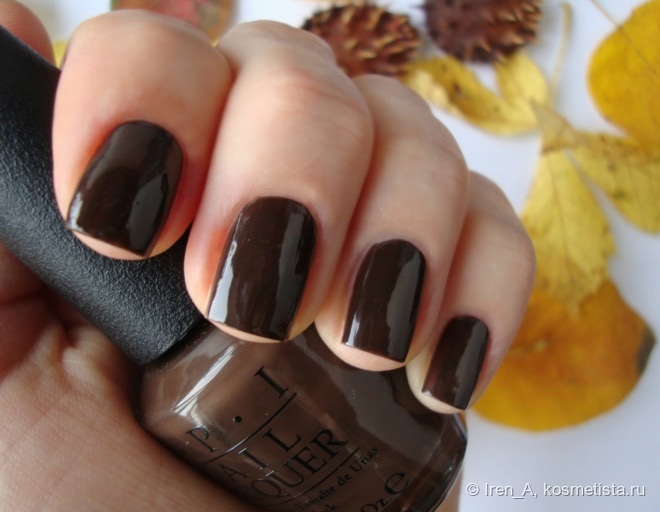 Ковбойский шоколад с OPI Nail Lacquer Suzi Loves Cowboys NL T12