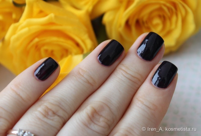 Любителям околочерных.. Collistar Gloss Nail Lacquer Gel Effect #586