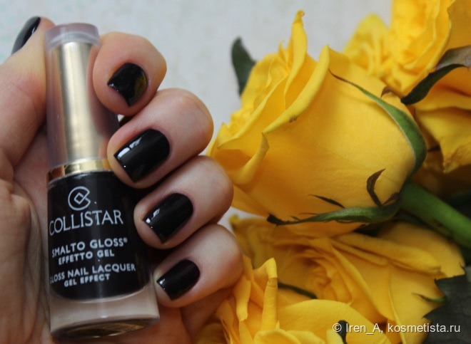 Любителям околочерных.. Collistar Gloss Nail Lacquer Gel Effect #586