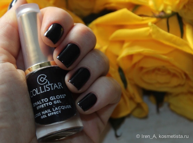 Любителям околочерных.. Collistar Gloss Nail Lacquer Gel Effect #586
