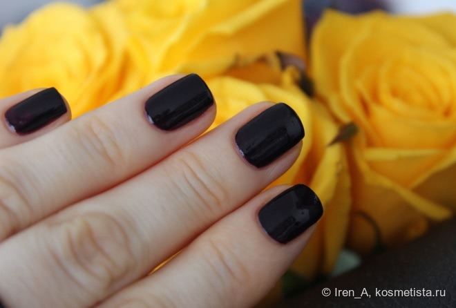 Любителям околочерных.. Collistar Gloss Nail Lacquer Gel Effect #586