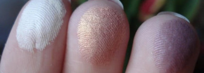 Мое золото заката - Shiseido Luminizing Satin Eye Color Trio RD 299 Beach Grass (добавила фото на солнце)