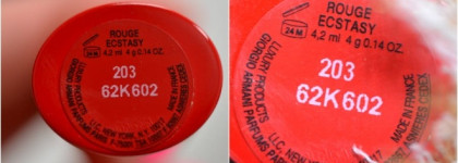 Роковая Rouge Ecstasy от Giorgio Armani в 203 оттенке