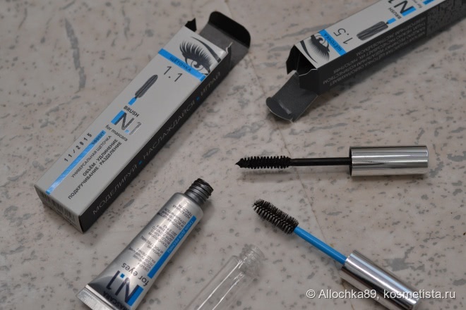 Тушь со сменной щеточкой и мое знакомство с Mascara For Eye № 1 в черном цвете