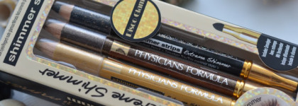 Интересный набор карандашей для век Physicians Formula -  Shimmer Strips Pencil+Smudger Trio - Glam Nude Eyes