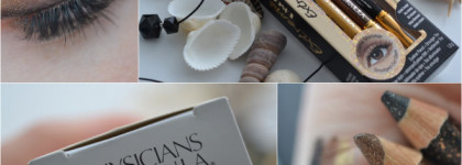 Интересный набор карандашей для век Physicians Formula -  Shimmer Strips Pencil+Smudger Trio - Glam Nude Eyes