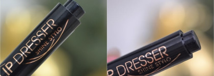 Глянец на губах с Catrice Lip dresser shine stylo в оттенке 020 When THE SUN Goes Brown