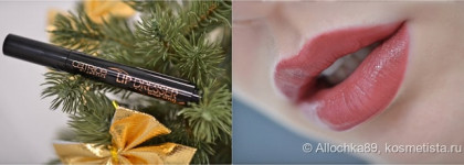 Глянец на губах с Catrice Lip dresser shine stylo в оттенке 020 When THE SUN Goes Brown
