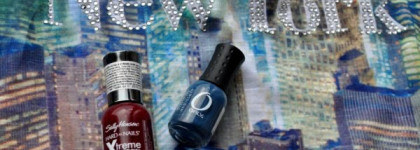 Новые любимчики Orly Sapphire Silk и Sally Hansen Brick Wall