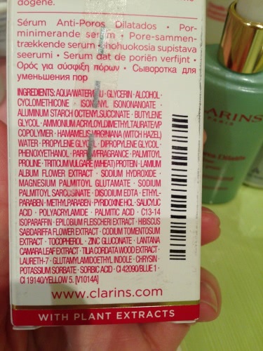 Pore Minimizing Serum Refines and smoothes skin texture Clarins и Barbados Foam Purifying Cleanser Anna Lotan