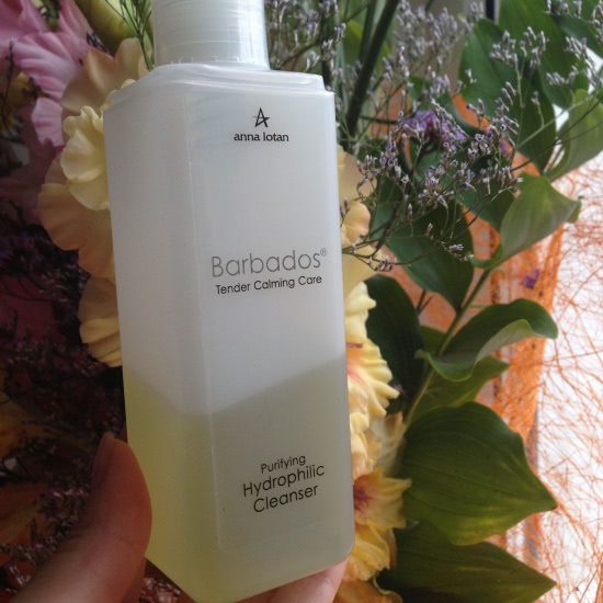 Израильское гидрофильное масло Anna Lotan Barbados Tender Calming Care